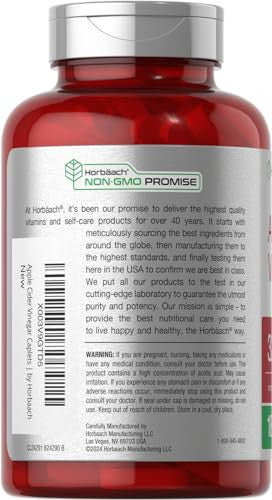 Horbaach Apple Cider Vinegar Caplets 3200Mg