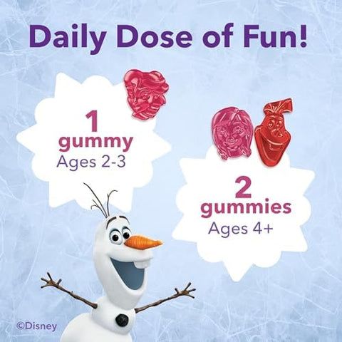 Lil Critters Disney Frozen Kids Multivitamin Gummies 190 Count Gummy with Vitamin A B C D E Fruit Flavors Essential Nutrients Gluten and DairyFree Daily Children's Daily Supplement