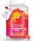 IvyBears Superpower Kids Multivitamin Gummies for Immune Support Strengthen Childrens Immune Systems with Vitamins C D2 B6 A Fully Natural BerryFlavored GermanMade Daily Supplement