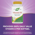 NatureS Way Vitamin D3 Extra Strength(1) Supports Bone Health And Immune Function 2000 Iu (50 Mcg Per Serving) 240 Softgels (Packaging May Vary)