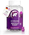 IvyBears Women's Glow Pack Hair Vitamin + Glow Tanning + Fast Acting Melatonin Gummies Vegan Gummies with Biotin Collagen BetaCarotene and Sleep Support Hair Skin and Rest Routine 60 ct Each