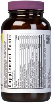Bluebonnet Multi Minerals Plus Boron No Iron Vegetarian Capsules 180 Count