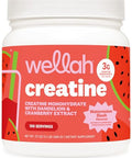 Wellah Creatine For Women (100 Servings Watermelon Slush) - Creatine Monohydrate With Dandelion & Cranberry Extract