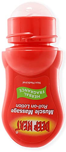 Deep Heat Muscle Massage Roll-On Lotion 50Ml (Pack Of 2)