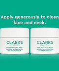 Clark's Botanicals Deep Moisture Mask: Mask + Moisturizer to Deeply Hydrate and Revitalize Skin with Algae, Vitamin E, Green Tea & Jasmine Extract (1 Count (Pack of 1))