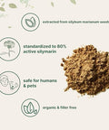 Micro Ingredients Organic Milk Thistle Tea Powder 3.5 Ounces Up To 400 Servings Premium Milk Thistle Liver Detox Supplement Contains 80 Active Silymarin Non-Gmo Vegan Friendly Eco-Friendly Recyclable Bags