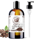 Bella Terra Oils - Roasted Coffee Bean Oil 16Oz - Bask In The Richness Of Coffee Bean Oil For Skin Infused With Vitamin E The Pinnacle Of Skin Nourishment