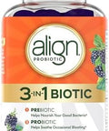 Align Probiotic 3In1 Biotic Gummies Prebiotic + Probiotic + Postbiotic #1 Doctor Recommended Probiotic BrandÃ¢â‚¬Â¡ Helps Relieve Occasional Bloating Blackberry Flavor 50 Gummies