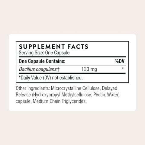 Thorne - Bacillus Coagulans Probiotic - Shelf Stable Probiotic Supplement To Promote Gi Health 60 Capsules