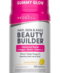 Neocell Hair Skin And Nails Gummies 60 Count Collagen Peptides Plus Biotin With Vitamins C And E Advanced Beauty Builder Formula For Women And Men