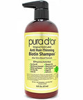 Pura D'Or Anti-Thinning Biotin Shampoo Clinically Tested Dht Blocker & Advanced Therapy Conditioner (16Oz) For Increased Moisture Strength