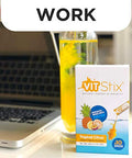 Vit Stix Immunity Boosting Vitamin Drink Vitamins C D Zinc B5 B6 B12 Tropical Citrus 10 Drinks