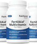 Fairhaven Health 3 Month Supply Fertilaid For Men Prenatal Male Fertility Supplement Count And Motility Support Pre Conception For Him Fertility Support Includes Zinc And Folate 90 Capsules