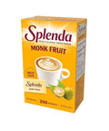 SPLENDA Monk Fruit Zero Calorie Plant Based Sweetener Substitute, Keto Sugar Alternative (200 Count)