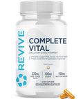 Revive Md Supplements & Support Complete Vital (120 Vegetarian Capsules) - Nac & Coq10 Supplement Supports Health & Antioxidant Activity (30 Servings)
