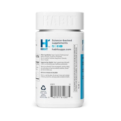 H' Habit Habit Debloat Supplement Supports Digestive Comfort & Eases Bloat Digestive Enzymes 60 Capsules