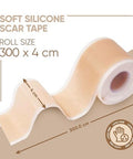 Frankos Medical Grade Silicone Scar Tape - 1.6" X 120" Roll-3M - Soft Scar Sheets For For All Scars Including C-Section, Tummy Tuck, Keloid, Acne, Burn, Injury, Surgical Scars, And More.
