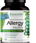 Emerald Labs Allergy Health - Natural Allergy Support With Quercetin Phytosome, Bromelain, Vitamin C As Pureway-C & More - Vegan & Gluten- - 90 Vegetable Capsules (30-Day Supply)
