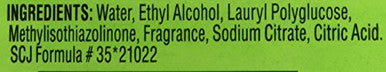 Pledge Johnson S C Inc 70312 Pledge Multisurface Cleaner 801667 Clean Citrus Scent 16Oz