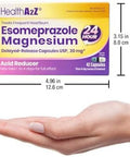 HealthA2Z Esomeprazole Magnesium | Acid Reducer | 20mg | Delayed-Released Capsules USP | 24 Hours | Treats Frequent Heartburn