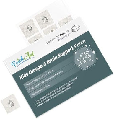 Kids Omega3 Topical Patch By Patchaid 30Day Supply