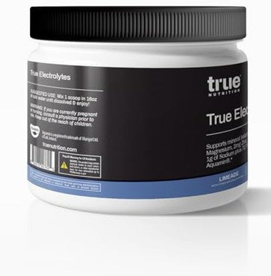 True Electrolyte Hydration Supplement Drink Mix (Limeade) Supports Healthy Mineral Balance W/Zinc, Potassium, Magnesium, Sodium, AquaminÃ‚Â® 72 Trace Sea Minerals 5 Cal. 0G Sugar. 45 Servings.