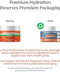 Hydralyte Liver Support + Electrolyte Mix With Milk Thistle Turmeric Ginger Prickly Pear Green Tea Extract Formulated For Rapid Rehydration (Blood Orange Ginger 40 Serve Tub)