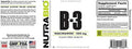 Nutrabio Niacinamide Supplement for Normalized Blood Lipids Better LDL & HDL Levels Flush Vitamin B3 500mg - 120 Vegetable Capsules