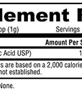 Metabolic Nutrition Vitamin C 1000Mg Pure Pharma Grade High Absorption Ascorbic Acid (100 G)