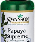 Swanson Papaya Supreme 50 Milligrams 300 Tabs Enzyme