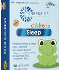 Creekside Natural Therapeutics Childrens Sleep With Melatonin And Chamomile Zero Sugar Vegan Pediatrician Formulated Orange Dream Flavor 30 Ez Melt Tablets