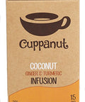 Cuppanut Coconut Ginger & Turmeric Infusion 15 Bags