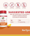 Maryruth'S Maryruth Organics Calcium Supplement Sugar Free Calcium Gummies For Women And Men Ages 14 Strong Bones And Teeth Essential Mineral Vegan Gluten Free 60 Count