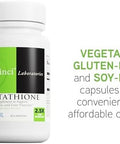 Davinci Labs Glutathione Helps To Support Immune System Brain Health Digestive Health & More With Glutathione & Whey Protein Gluten & Soy 30 Vegetarian Capsules