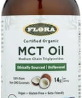 Flora Health Mct Oil Organic Energy Boost C8 Caprylic & C10 Capric Acids Keto Kosher Nongmo Verified 100% From Ethically And Sustainably Sourced Coconuts 17 Fl Oz Liquid Glass Bottle