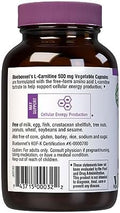 Bluebonnet Lcarnitine 500 Mg Vitamin Capsules White 60 Count
