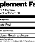Terravita Pomegranate Peel - 450 Mg (100 Capsules, Zin: 514625)