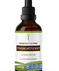 Secrets of the Tribe -Stinging Nettle Root Tincture Alcohol Extract, Stinging Nettle (Urtica Dioica) Dried Root 4 OZ