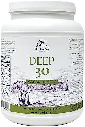 Mt. Capra Deep 30 Coconut + Capra Mineral Whey + Clean Minerals With Collagen Peptides Bundle