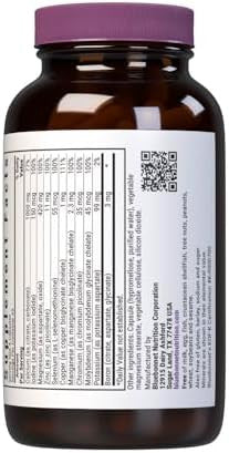 Bluebonnet Multi Minerals Plus Boron No Iron Vegetarian Capsules 180 Count