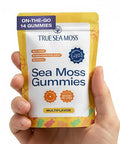 Trueseamoss Gummies Sample 1200Mg Irish Sea Moss Bladderwrack & Burdock Root Travel-Size Vegan Fruity Gluten-Free 14 Gummies Easy On-The-Go Wellness Made In Usa