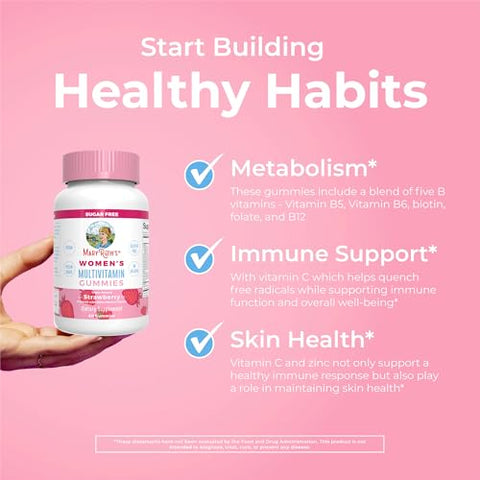Maryruth'S Multivitamin Gummies For Women (Strawberry) & Liquid Nighttime Multimineral (Coconut 15.22Oz) Clean Label Project Verified Usda Organic & Vegan Beauty Sleep & Overall Health