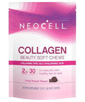Neocell Collagen Beauty Soft Chews With Vitamin C And Hyaluronic Acid For Hair Skin And Nail Health Fruit Punch Soft Chews 60 Count 1 Bag