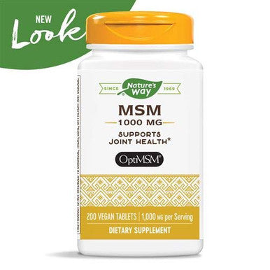 NATURE'S WAY, MSM 1000mg - 200 vegicaps