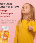 Teens Height Growth Supplement Gummies - Kids Grow Taller Natural Height Increaser Multivitamin - With Calcium Vitamin D3 K2 Zinc L-Arginine L-Glutamine L-Ornithine For Boys Girls