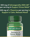Nature'S Bounty Stress Relief Ashwagandha Ksm-66 Supports Occasional Stress Relief Dietary Supplement 2 Tablets Per Day Vegetarian Tablets Gluten Free 90 Ct