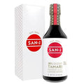 San-J - Gluten Free Tamari Soy Sauce with 28% Less Sodium - Specially Brewed - Made with 100% Soy - 20 oz. Bottle