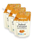 NuNaturals Stevia Syrup, Salted Caramel, Sugar-Free, 6.6 oz (3-Pack)