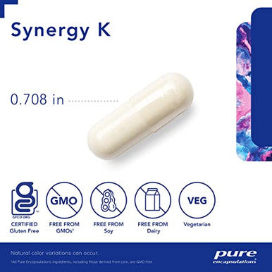 Pure Encapsulations Synergy K 60 vegcaps