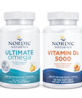 Nordic Naturals Ultimate Cognitive And Bone Density Pack - Ultimate Omega Vitamin D3 1000 Orange